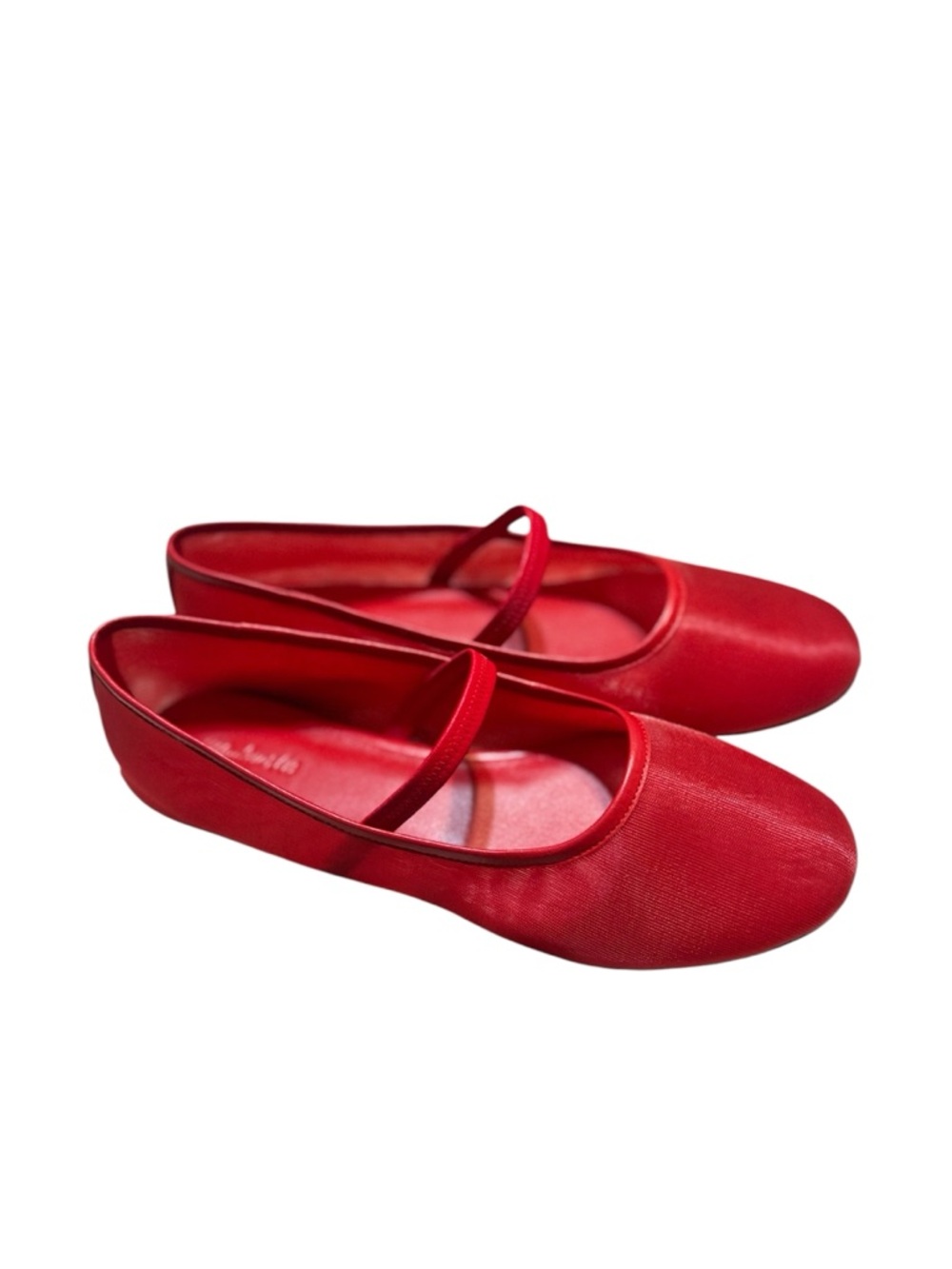 MADEWELL red mesh Greta Ballet Flats size 9